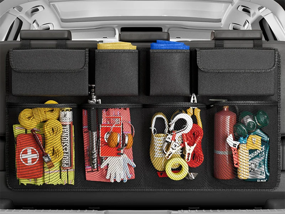 Car Seat Back and Trunk Organizer with Pockets, 88x45 cm
