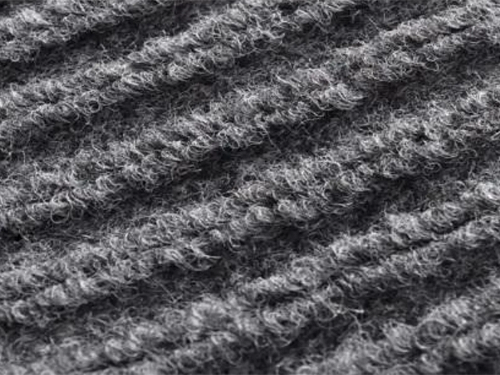 Rubberized Doormat 40x60 cm, Grey