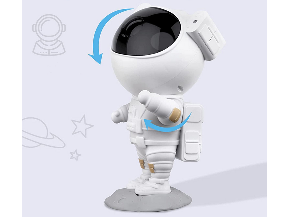 Astronaut Star Projector, LED Night Light with Remote Control