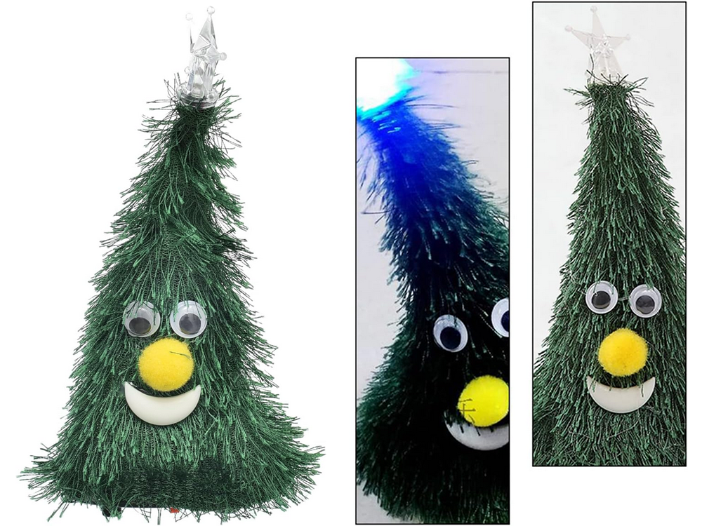 Dancing and Singing Christmas Tree, Musical Toy with Lights, Green