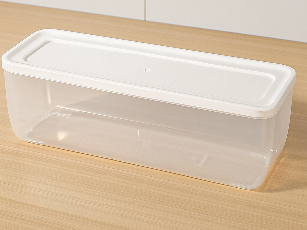 Food Storage Container 2.8L with Lid, Kitchen and Fridge Organizer Bin