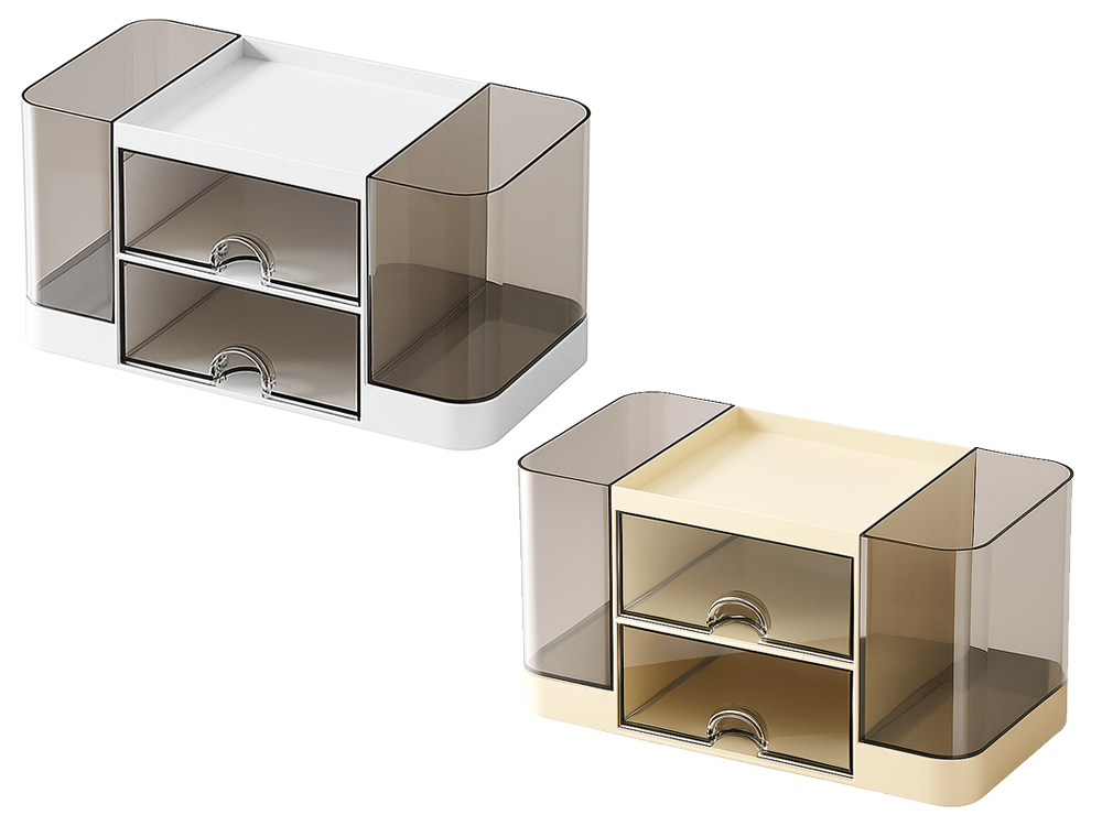 Desk Organizer with Drawers and Compartments, 19.5x10x10 cm