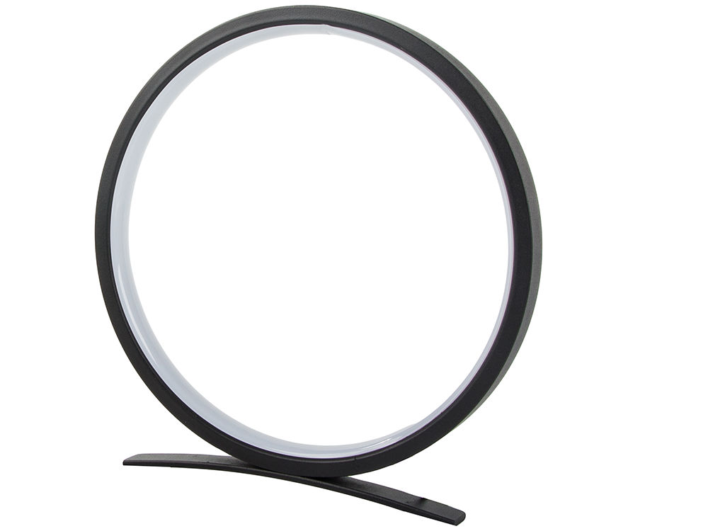 Ring Table Night Lamp, LED, Dimmable, Black