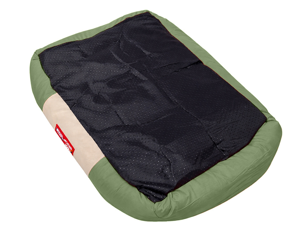 Dog and Cat Bed with Non-Slip Base, Size M, Green