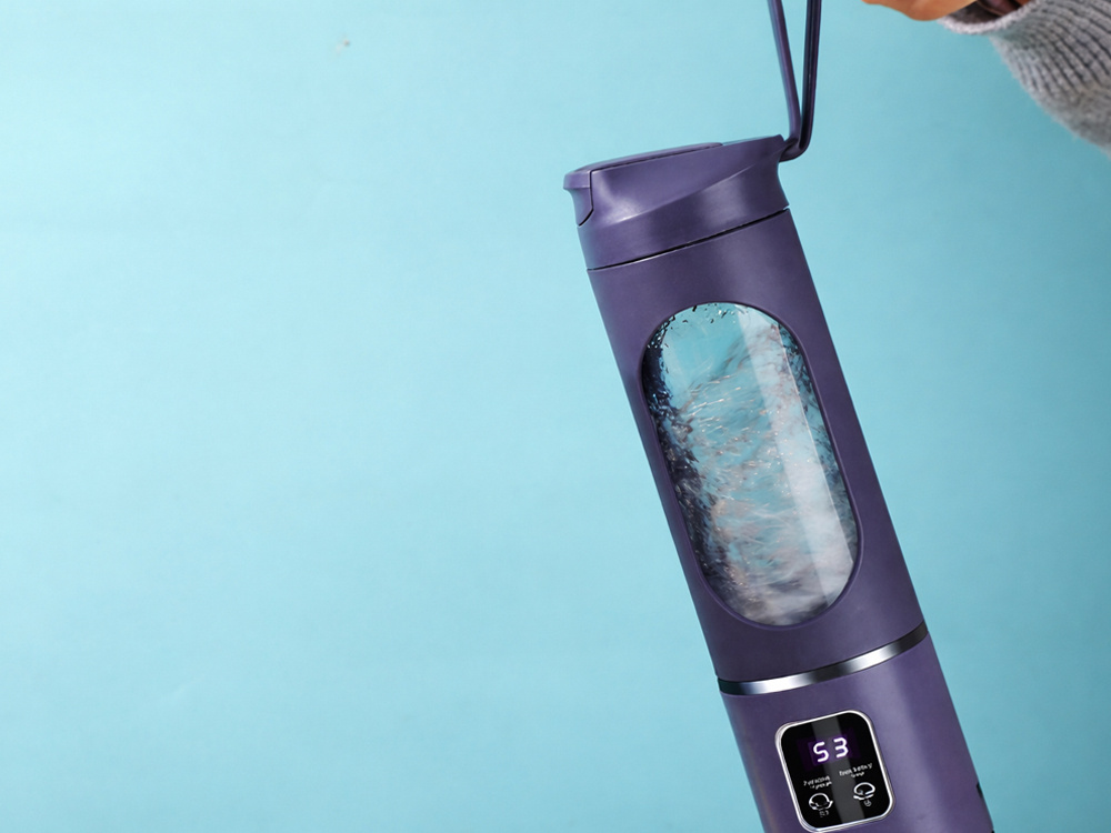 Portable Blender for Smoothies Cordless USB Rechargeable Personal Mini Mixer, purple