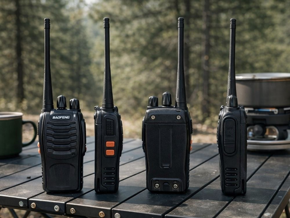 Nešiojamų radijo stotelių Baofeng BF-888S komplektas, juodas