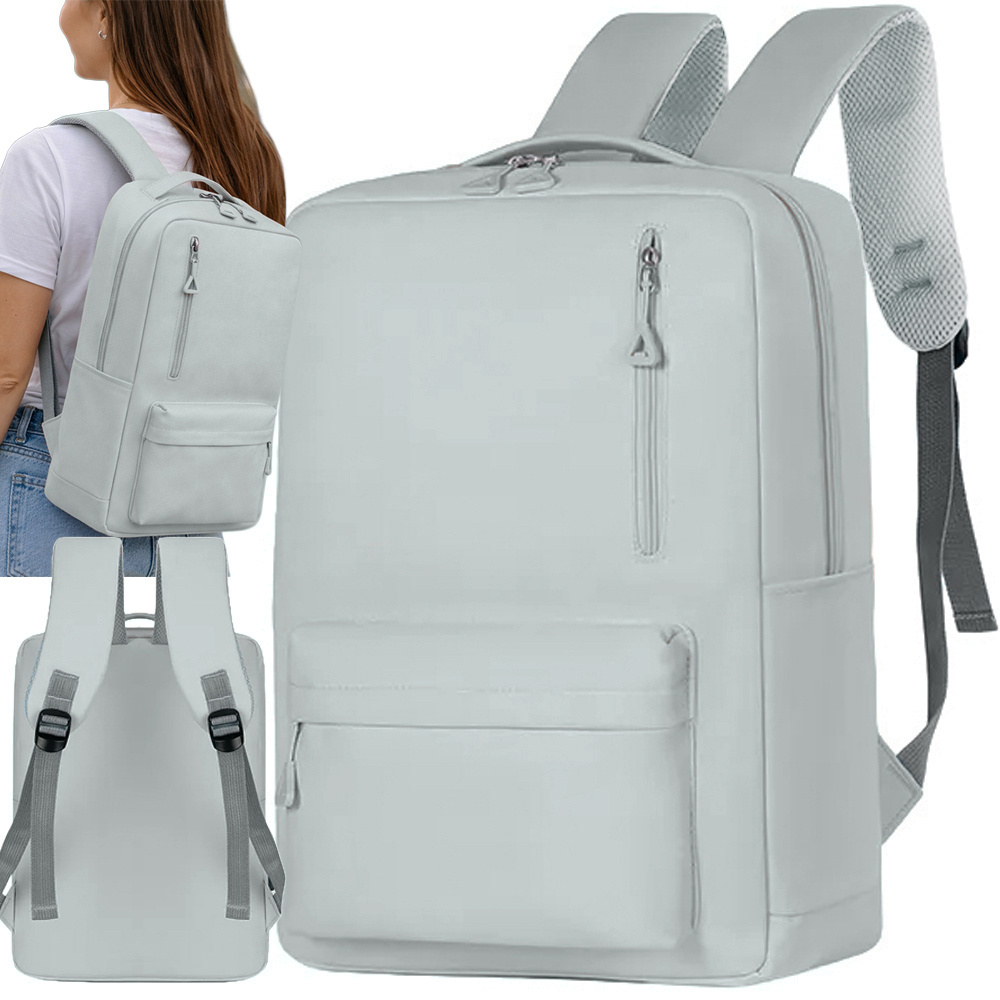 Large City Laptop Backpack with USB Port 20L, Grey