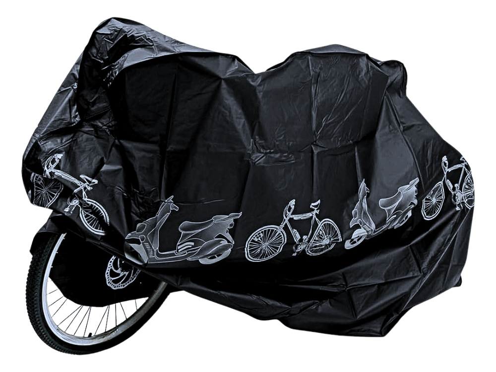 Waterproof Bike Cover 200x105 cm for Bicycle Motorcycle Scooter, Black