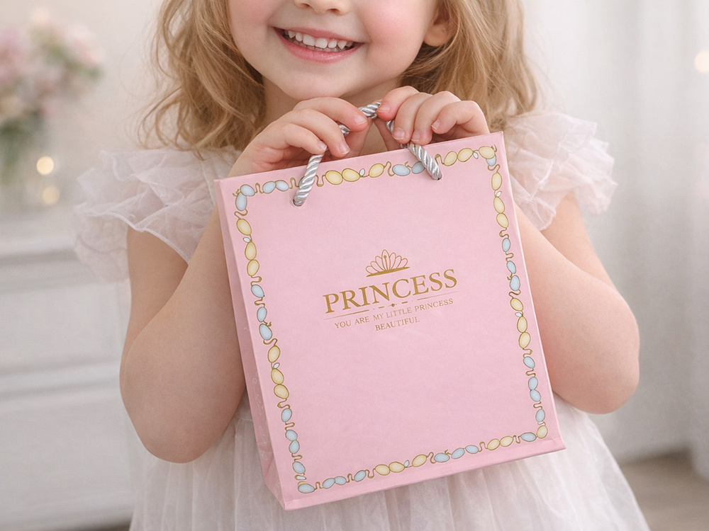 Kids Charm Bracelet and Necklace Making Kit with Jewelry Box, Pink
