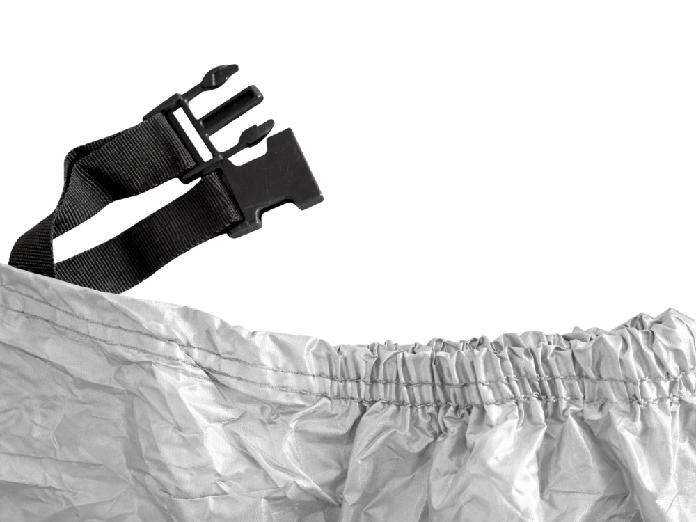 Waterproof Motorcycle and Bicycle Cover XXL 230x130 UV Protection, Silver