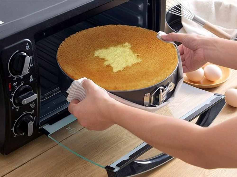 Round Springform Cake Pan Set, 3 pcs (24, 26, 28 cm), Grey