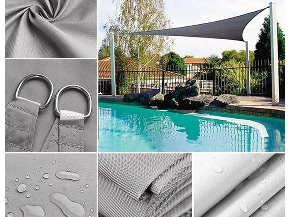 Waterproof Sun Shade Sail, 3x3x3m, Triangle, Grey