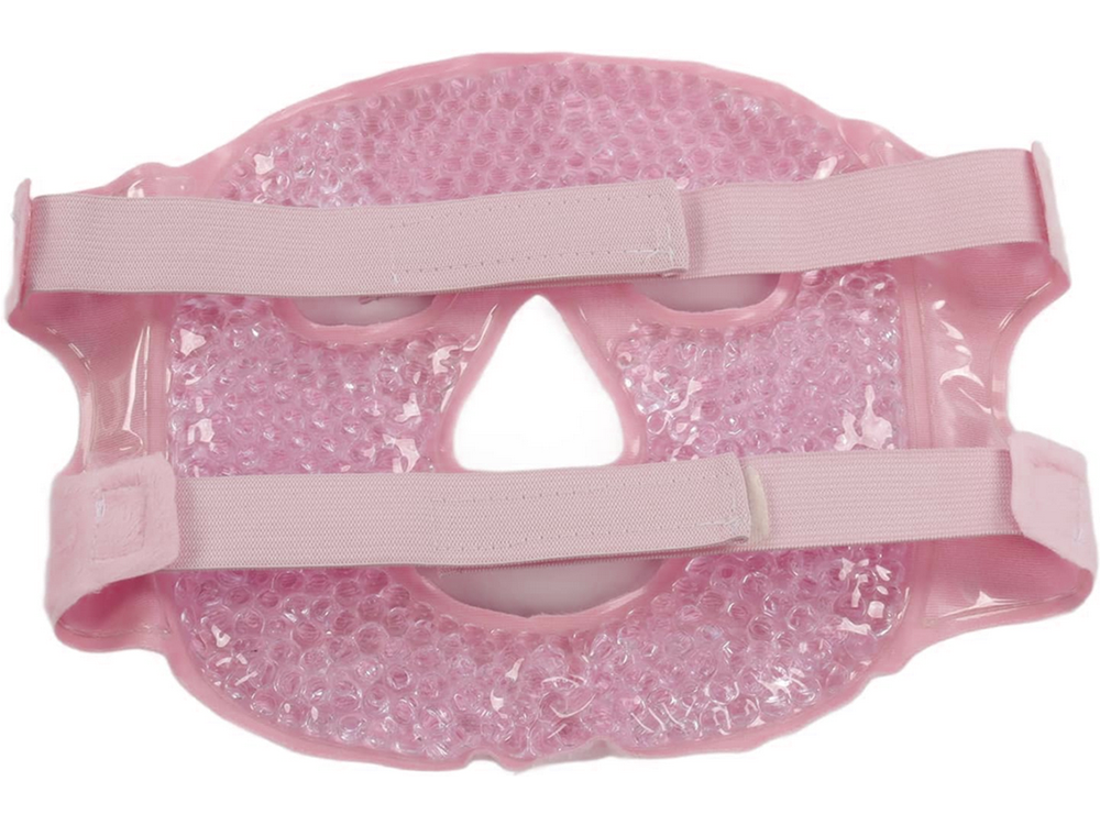 Cooling and Warming Gel Face Mask, Pink