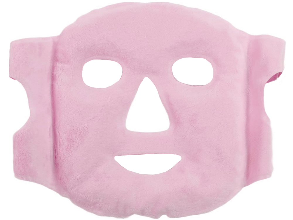 Cooling and Warming Gel Face Mask, Pink