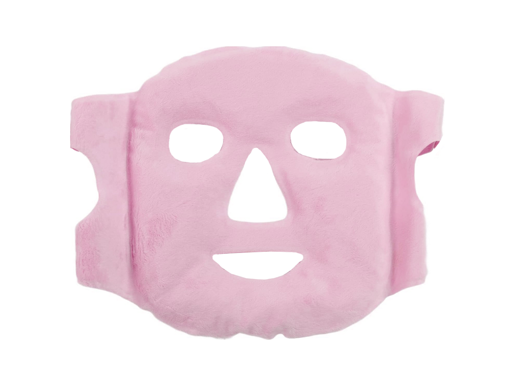 Cooling and Warming Gel Face Mask, Pink