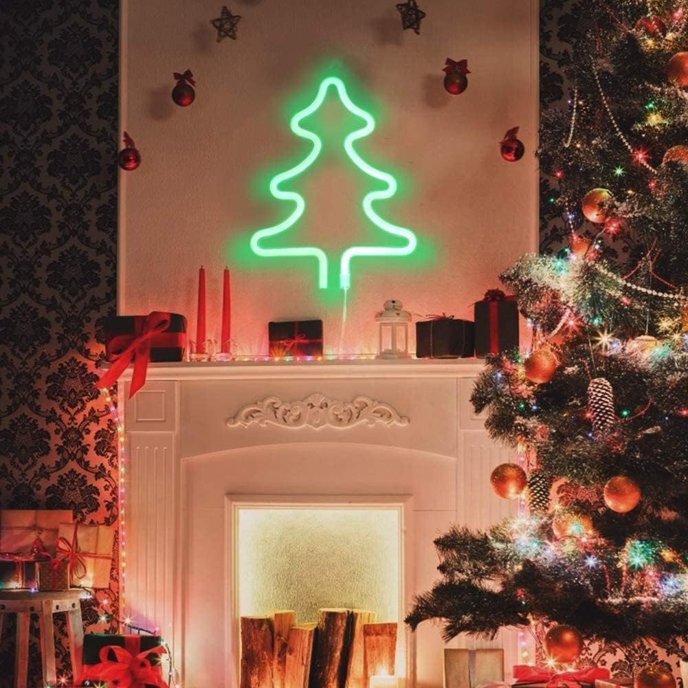 Forever Neon Decorative LED Lamp Lighting with USB, CHRISTMAS TREE