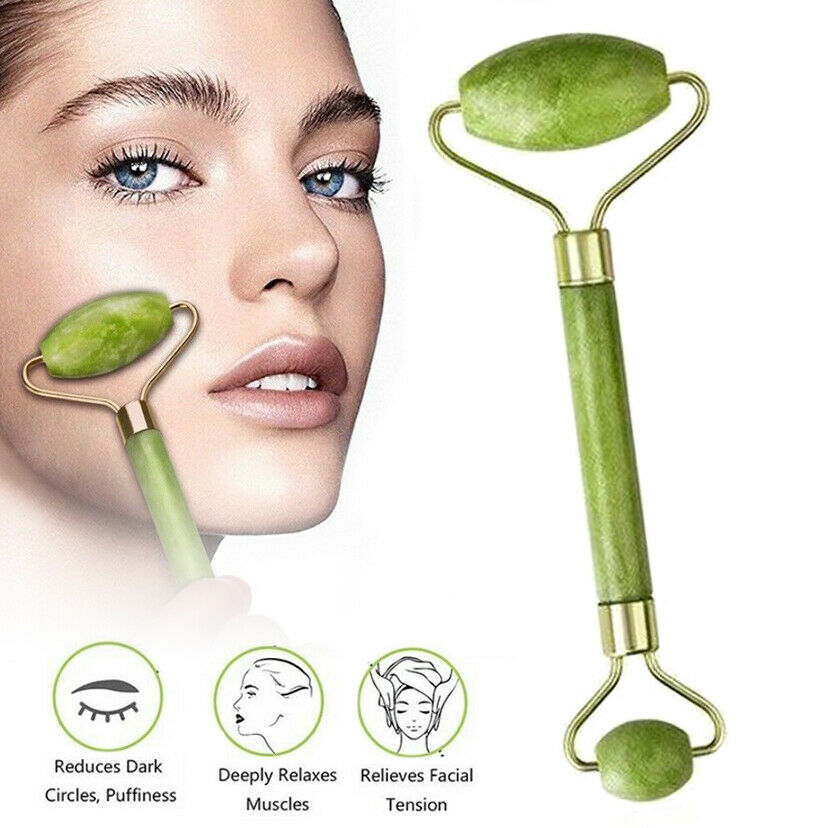 Jade Roller for Face and Neck Anti Ageing Massager Gua Sha