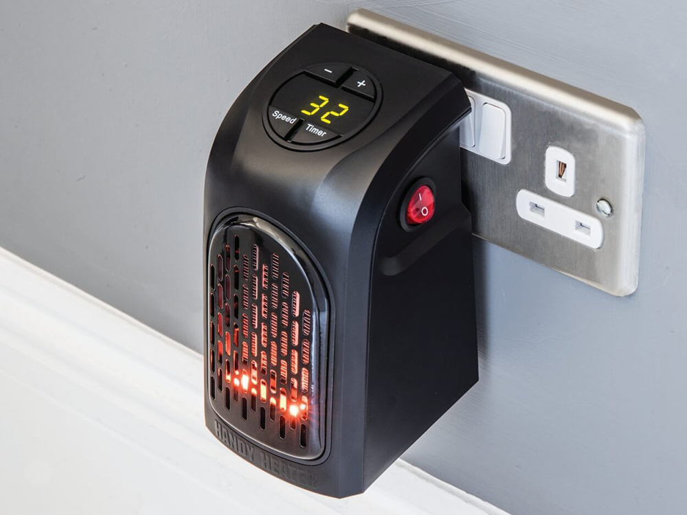 Mini House Electric Heater Radiator, Black