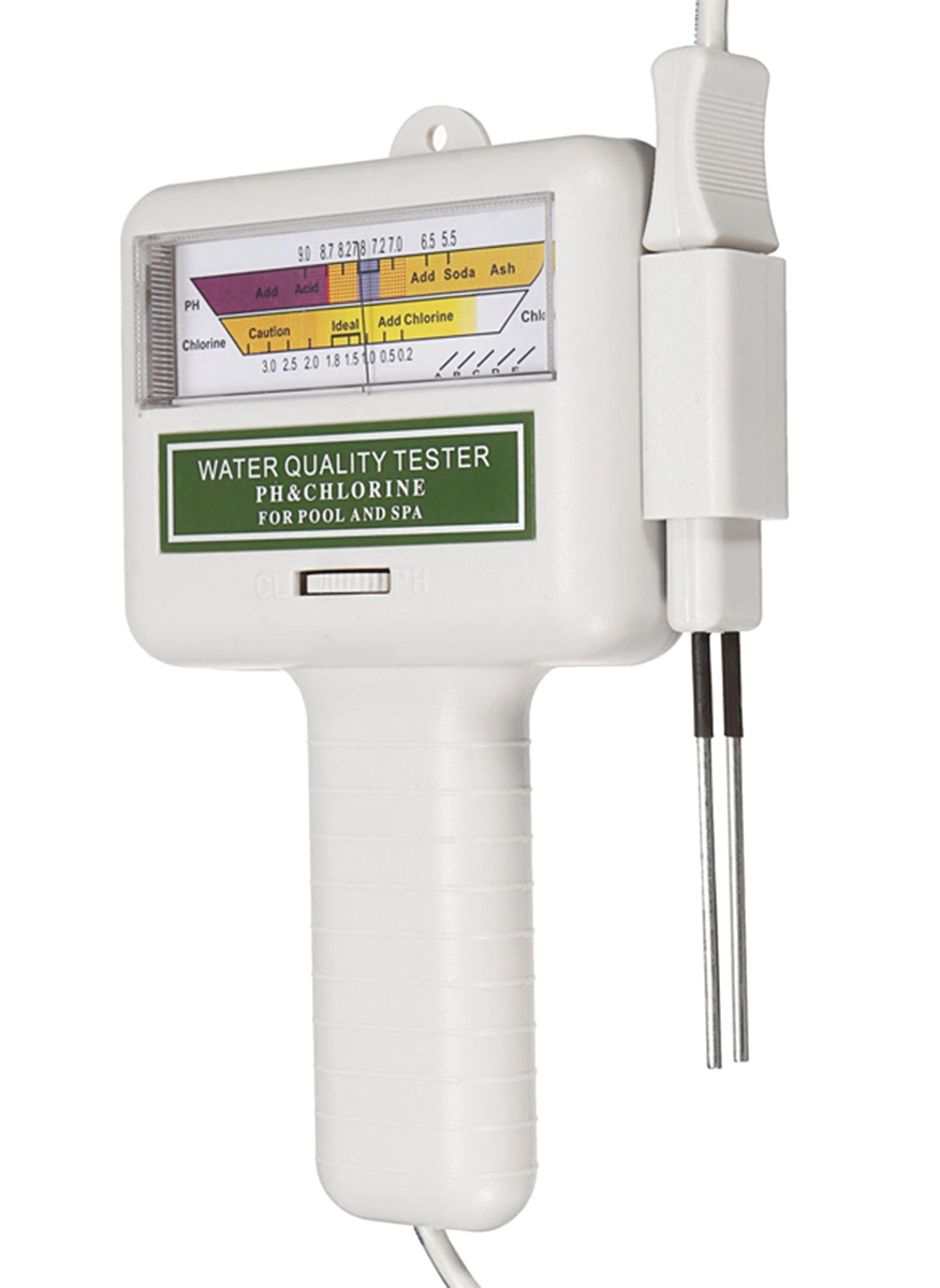 Water Quality Tester Electronic PH and Chlorine Meter for Pool and SPA