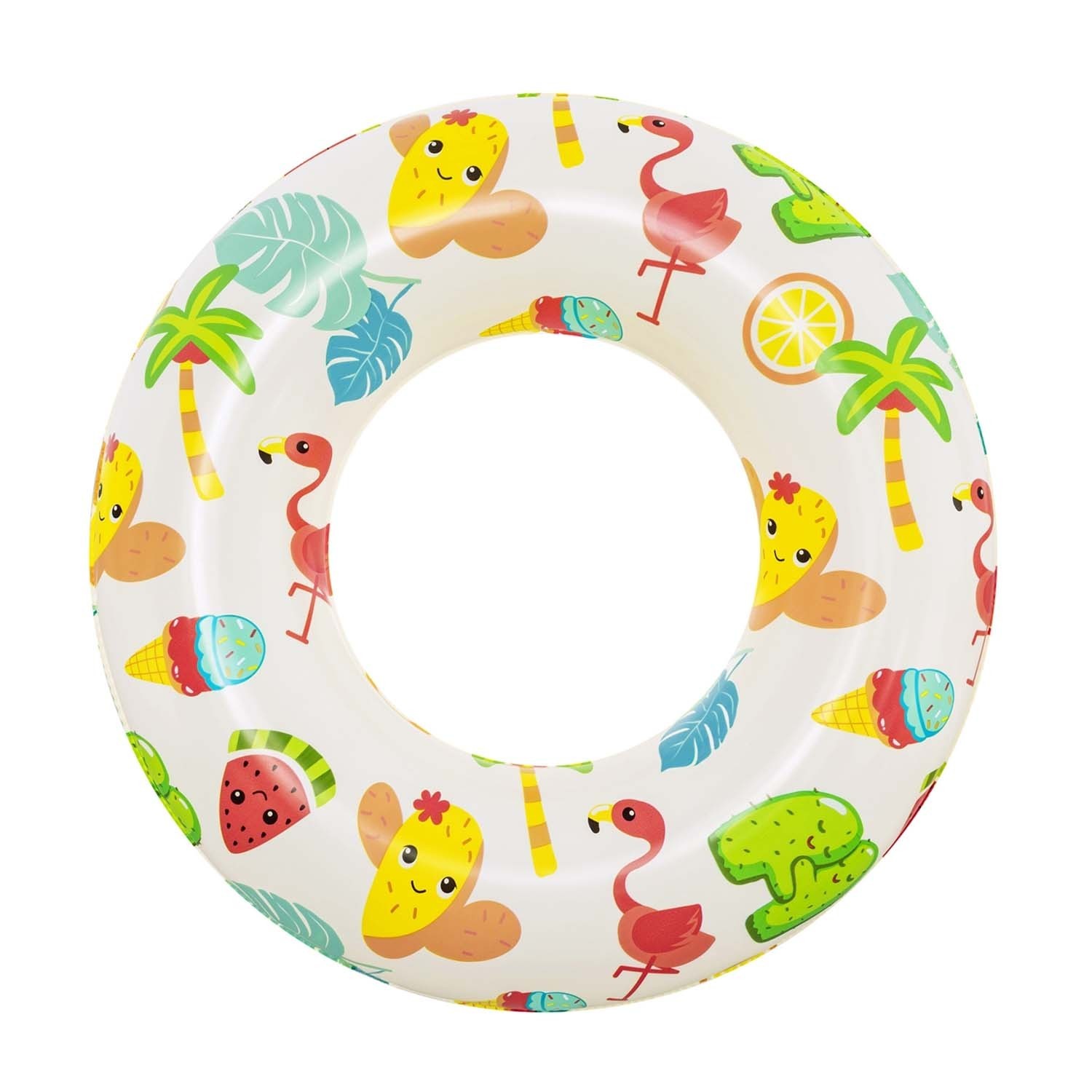 Bestway 51124 3-in-1 Inflatable Pool with Ball and Swim Ring, 122 cm