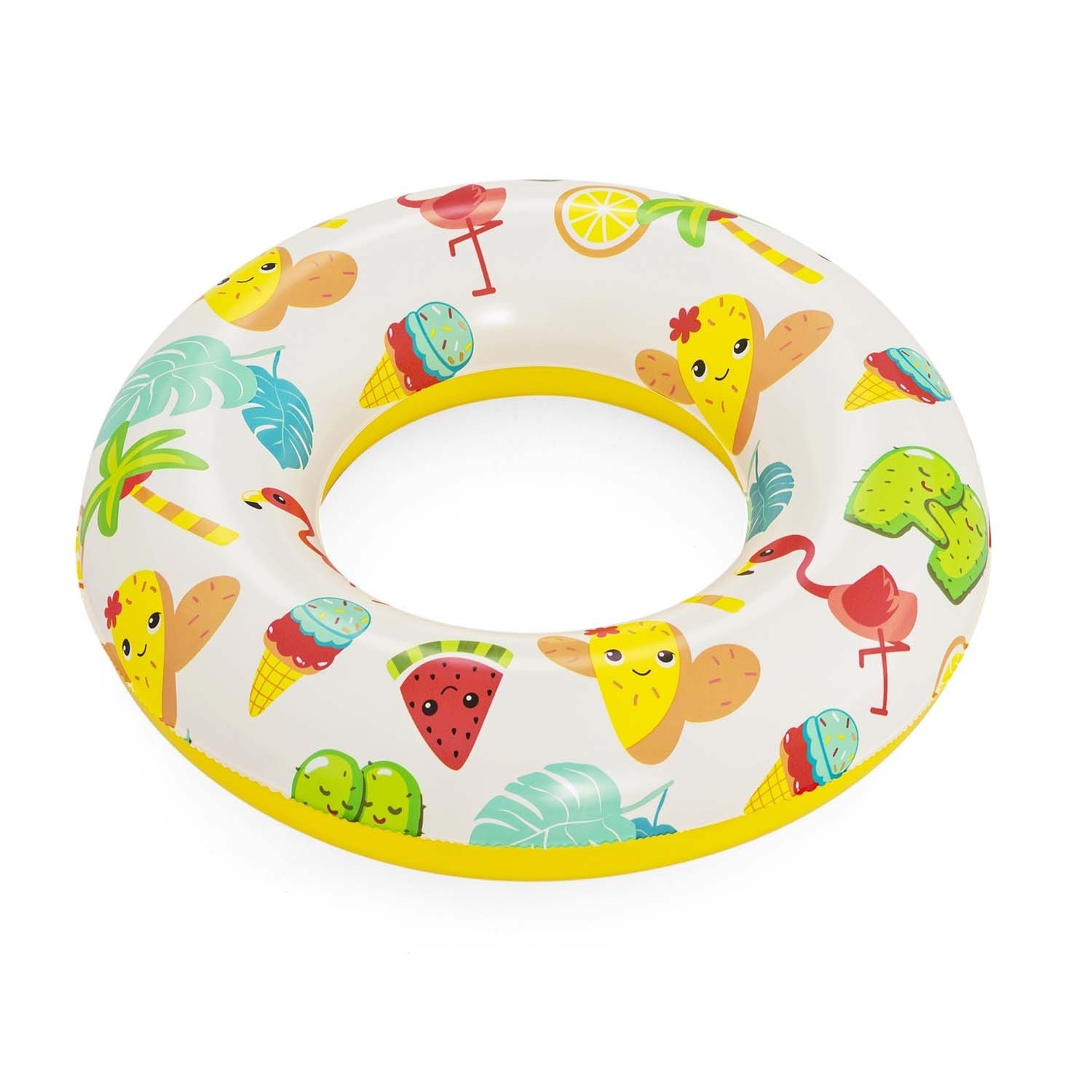 Bestway 51124 3-in-1 Inflatable Pool with Ball and Swim Ring, 122 cm