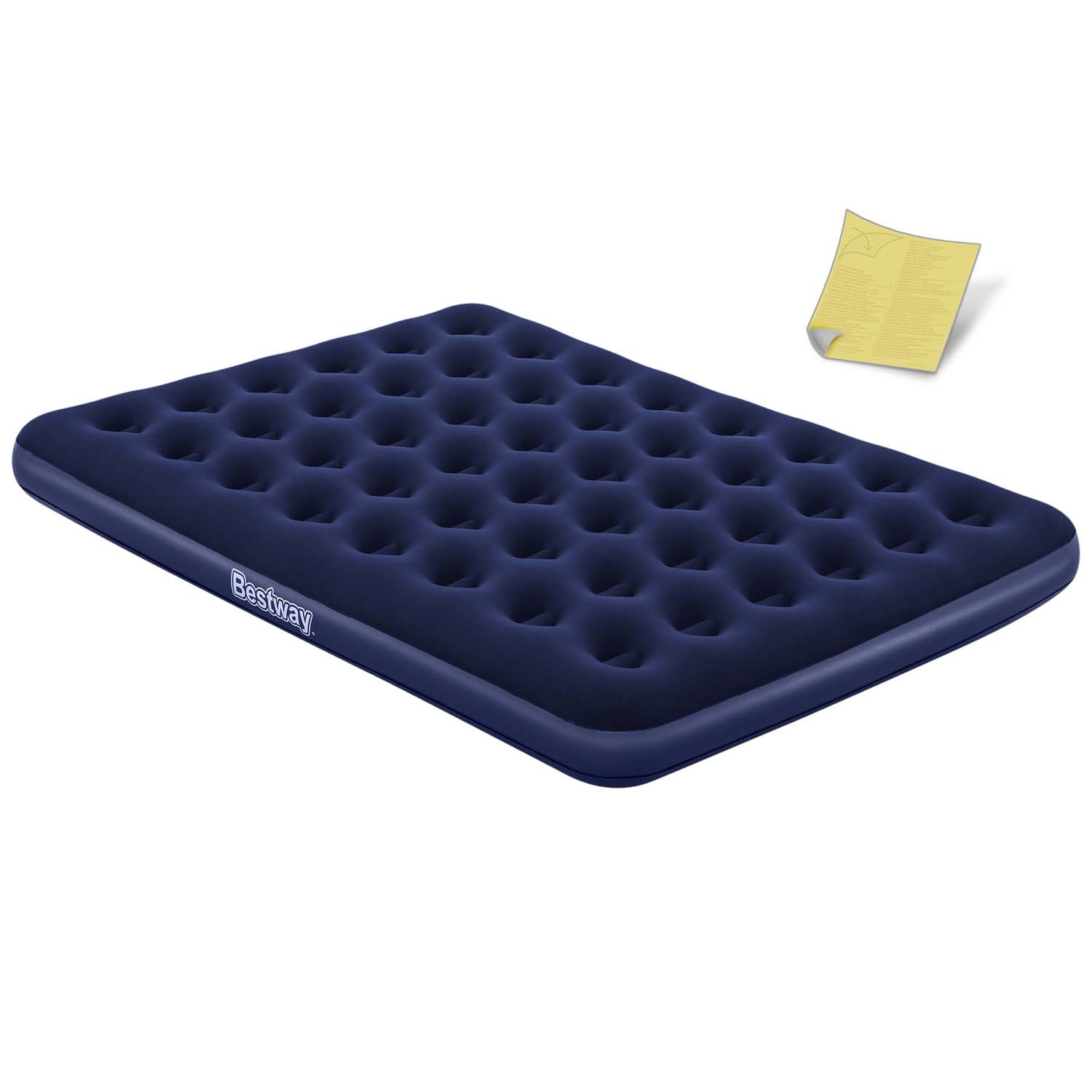 Bestway 67003 Double Inflatable Airbed, 203x152x22 cm, Navy Blue