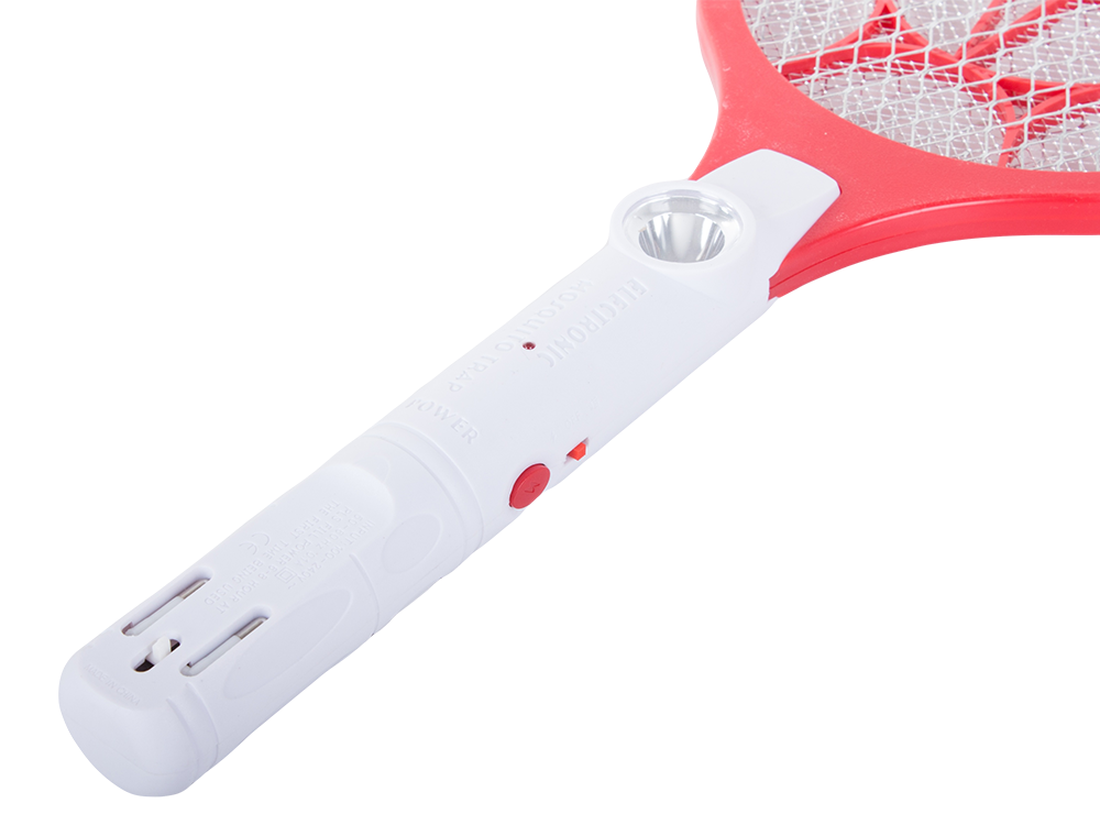 Rechargeable Electric Fly Swatter with LED Flashlight