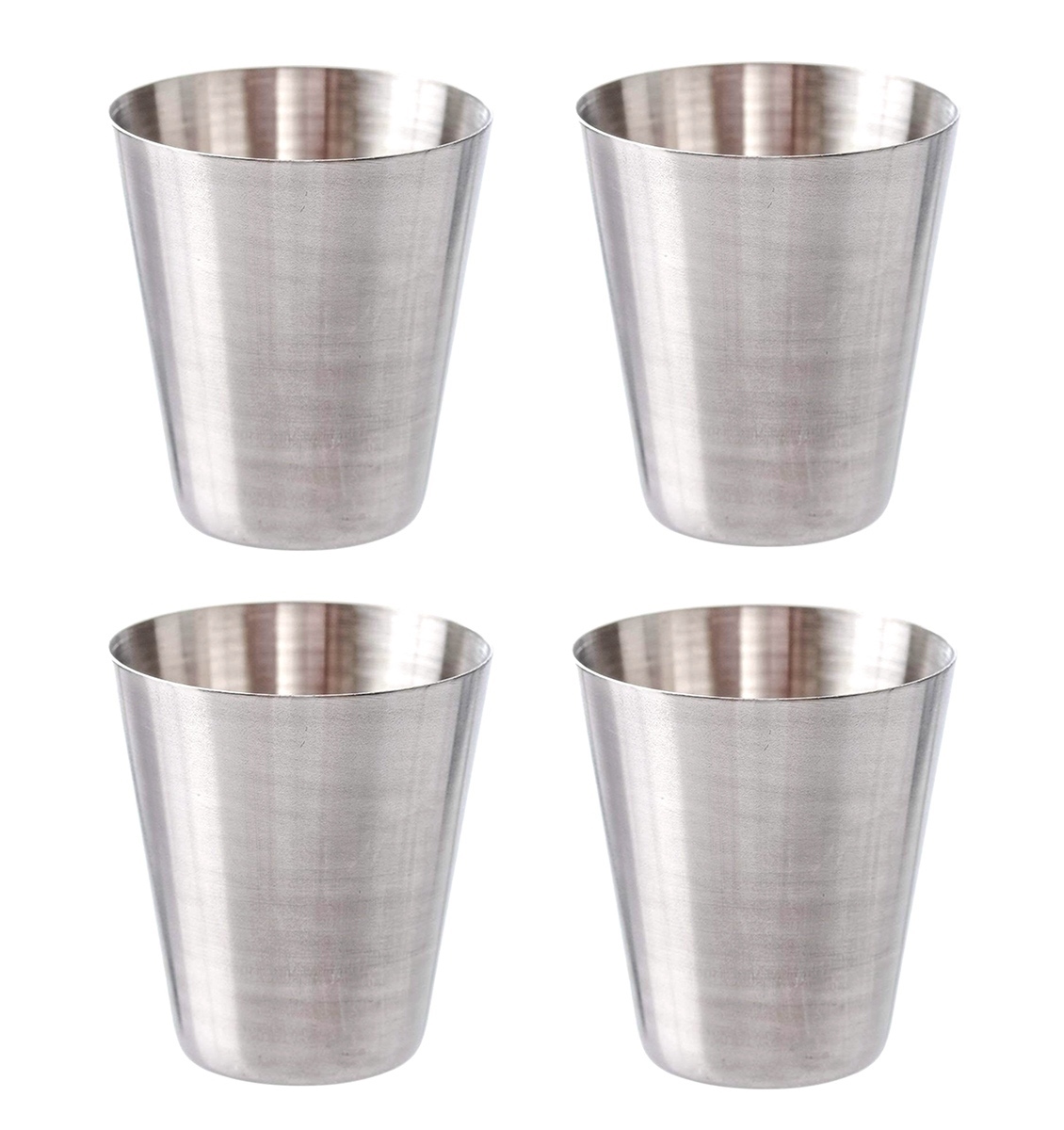 Set of Tourist Shots Glasses 4 pcs + Case, 120 ml