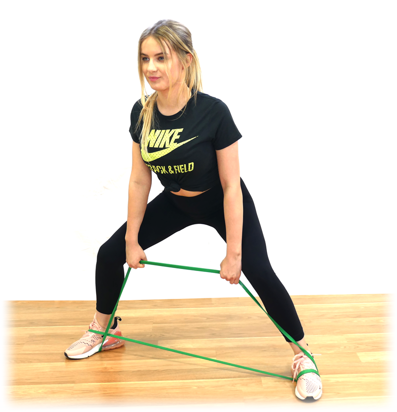 4FIZJO Flexible Power Bands Flexible Rubber Training Tapes Set 3 pcs