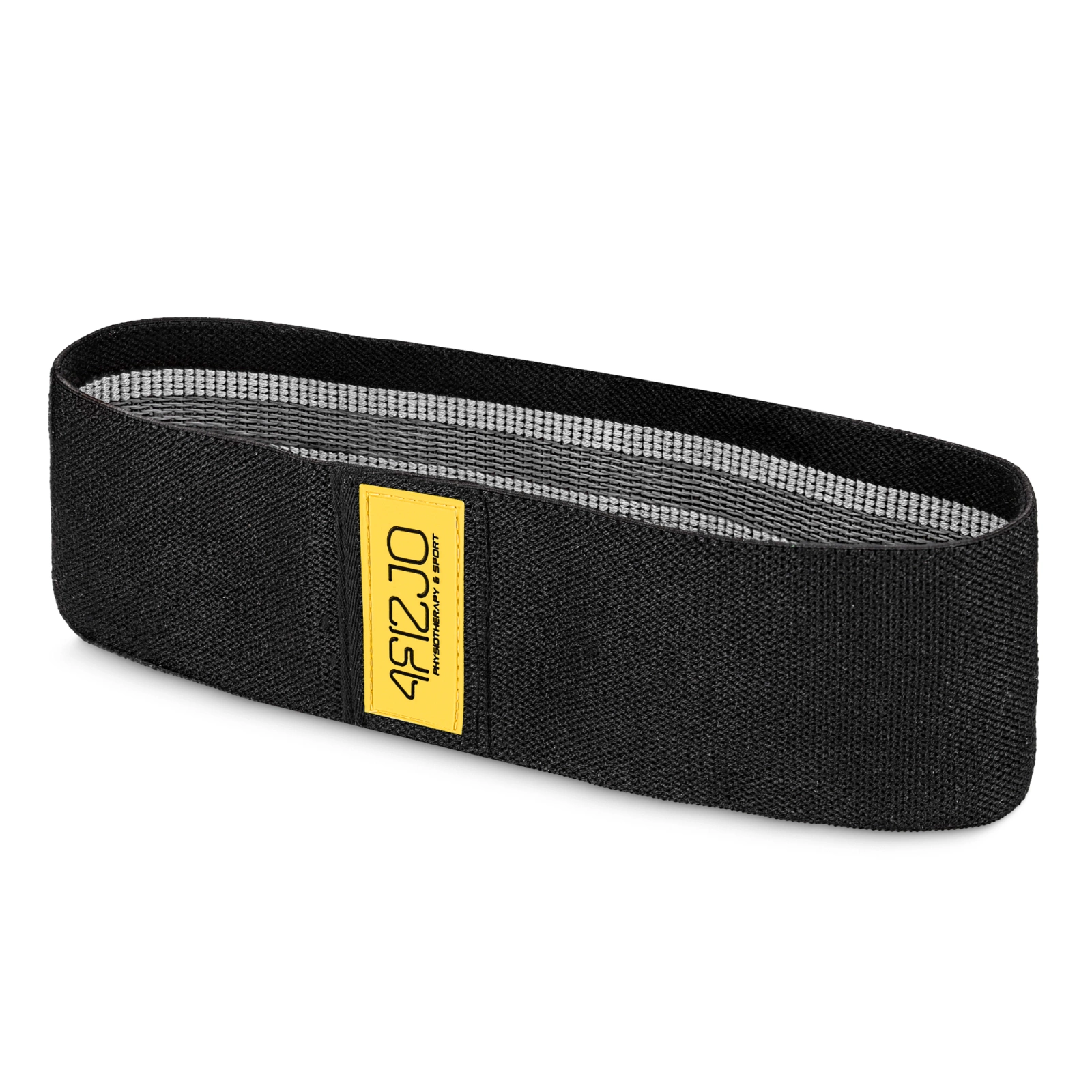 Audinio pasipriešinimo guma 4Fizjo Hip Band, 25–30 kg, juoda / pilka