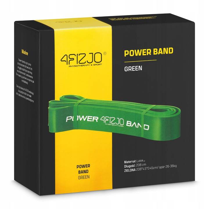 4Fizjo Power Band Resistance Band 27-36 kg, Green