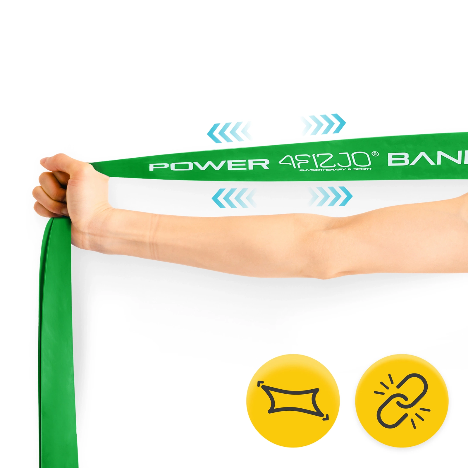 4Fizjo Power Band Resistance Band 27-36 kg, Green