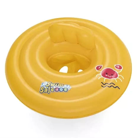 Bestway plaukimo ratas kūdikiams, geltonas, 69 cm