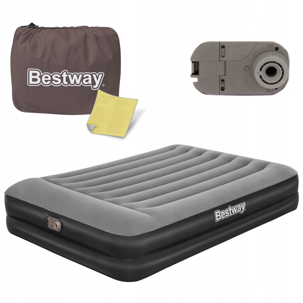 Bestway Double Air Mattress with Pump 203x152x46cm