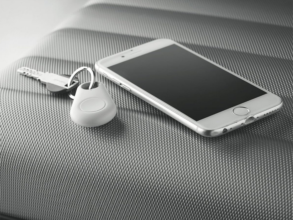 Bluetooth Key and Phone Finder Tracker, White