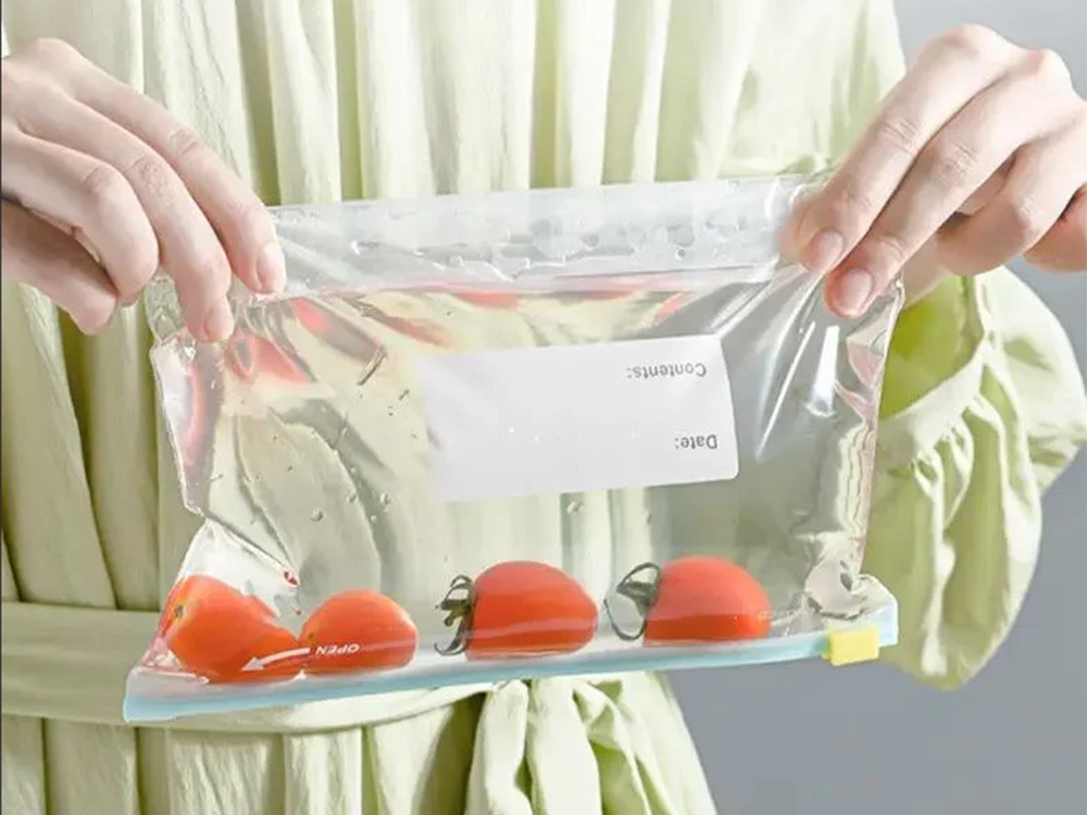 Reusable Food Storage Bags with Slider Zipper, 600ml, 20 pcs