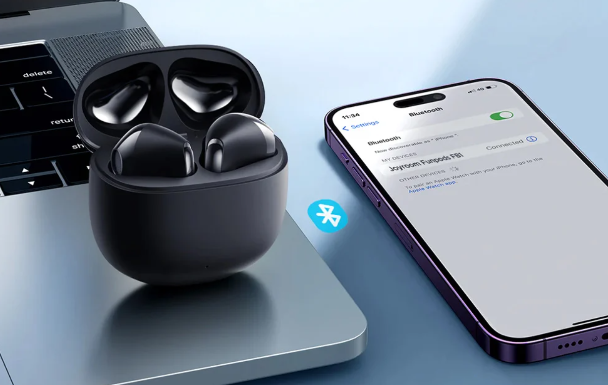 Joyroom Funpods JR-FB1 Wireless Bluetooth Earphones Earbuds TWS, Black