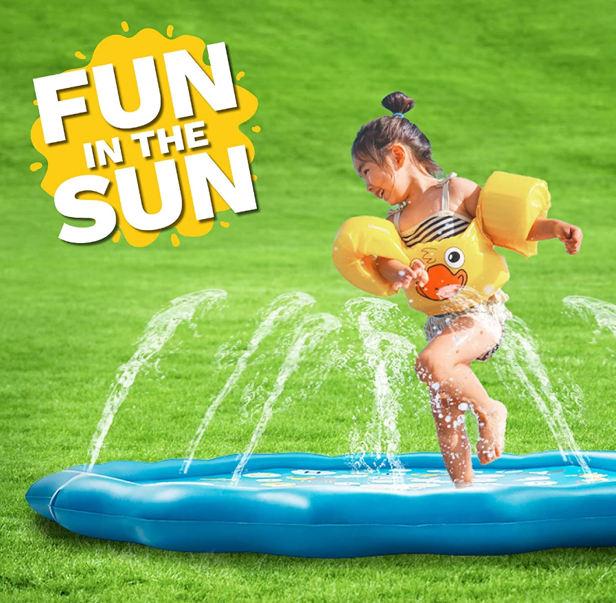 Kids Water Play Mat Sprinkler, 170 cm