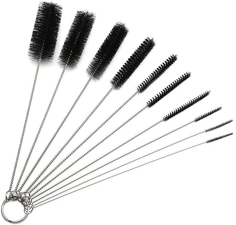 Cleaning Brush Set for Coffee Machines and Straws, 10 pcs.
