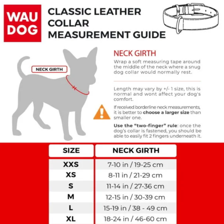 Waudog Nylon Dog collar with QR code size L, NASA