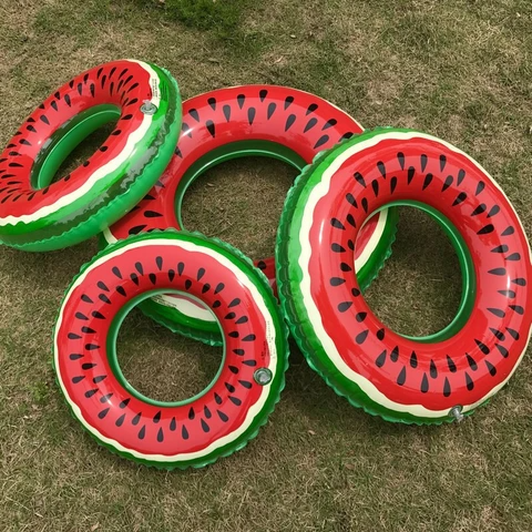 Inflatable Swimming Ring Watermelon, 80cm, up to 60kg
