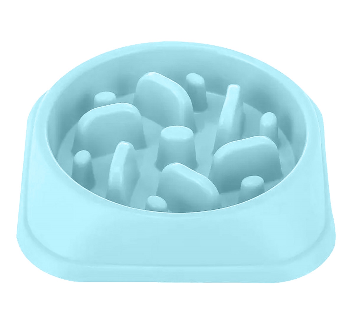Slow-Feed Soft Silicone Puzzle Bowl for Dogs and Cats for Eating, 17,5x4,5cm