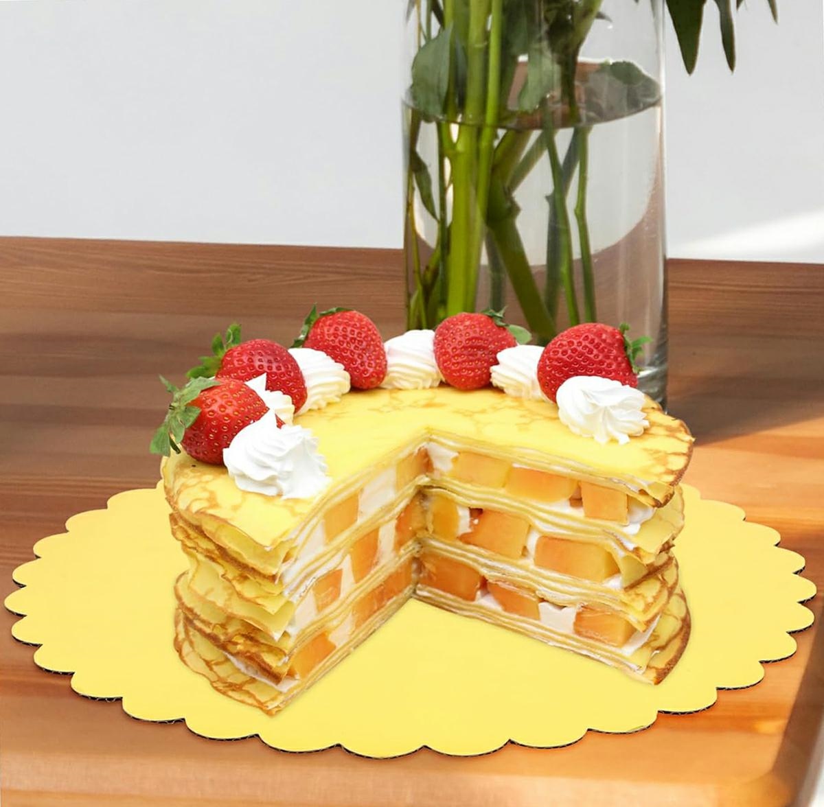 Cake Base 30cm, Gold