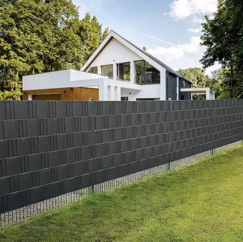PVC tvoros juosta balkonui ir terasai, 19cm x 35m, antracito spalvos