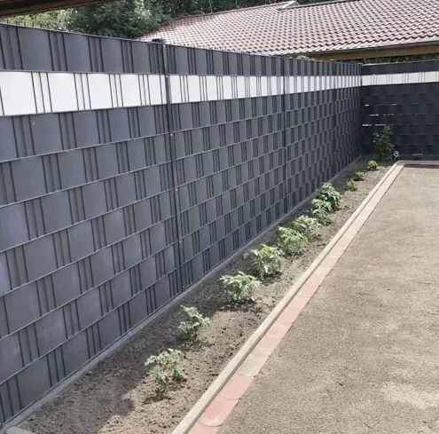 PVC tvoros juosta balkonui ir terasai, 19cm x 35m, antracito spalvos