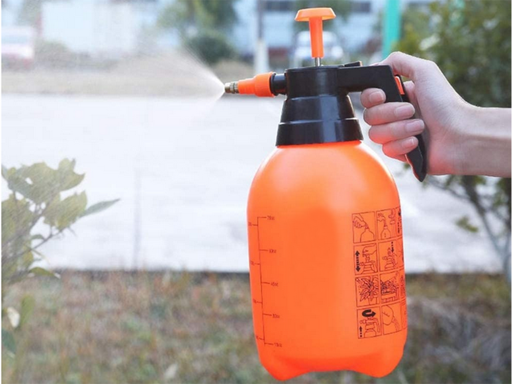 Pressure Sprayer for Plants, 2L, Orange