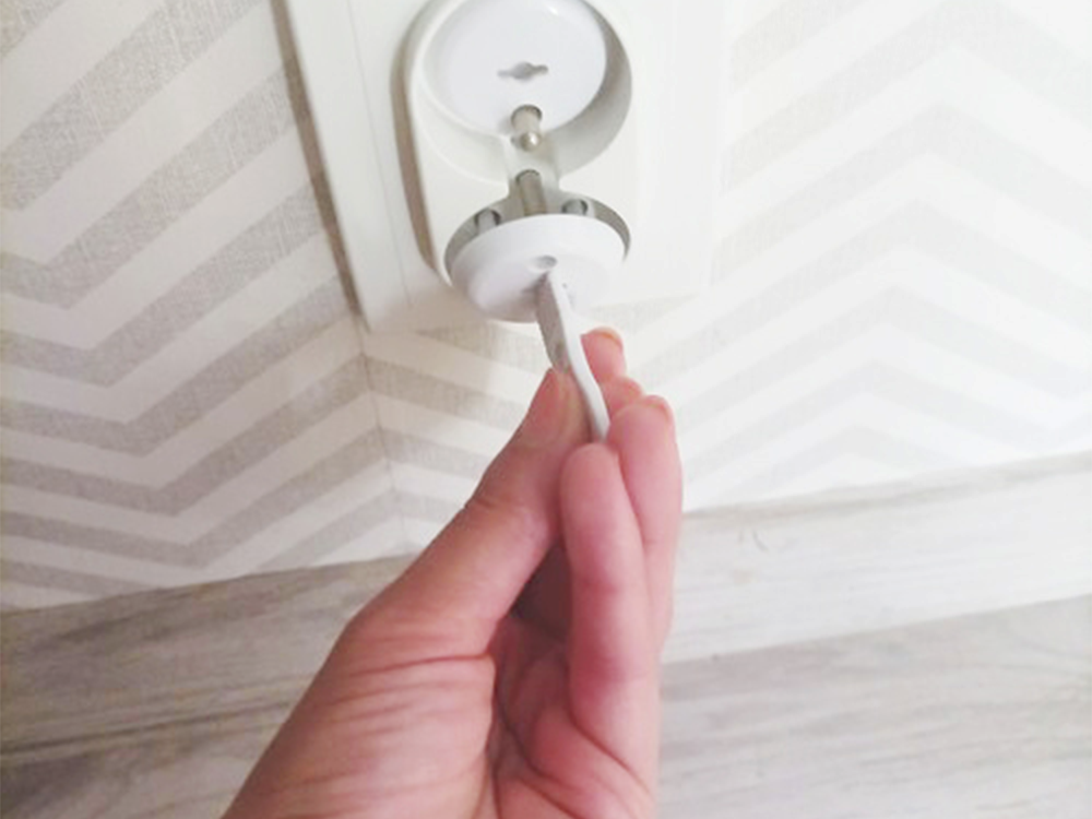 Socket Covers with Key, 15 pcs, White