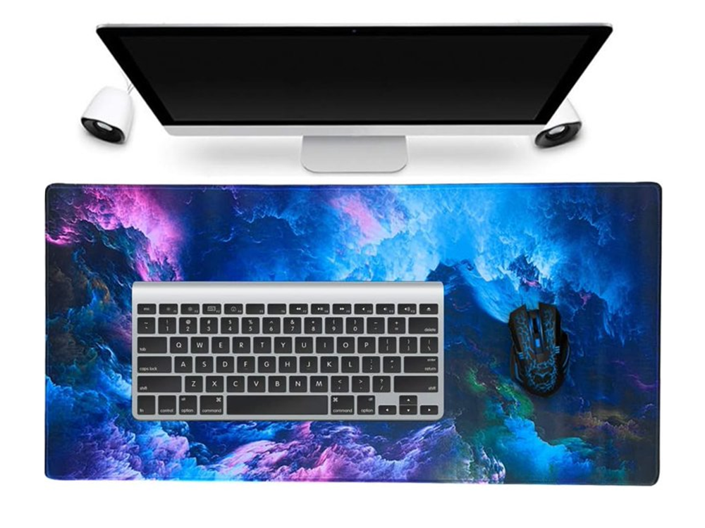 XXL LED RGB žaidimų pelės kilimėlis, 90x40 cm