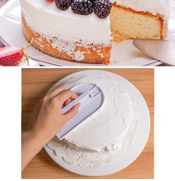 Cake Decorating Smoother Spatula, White